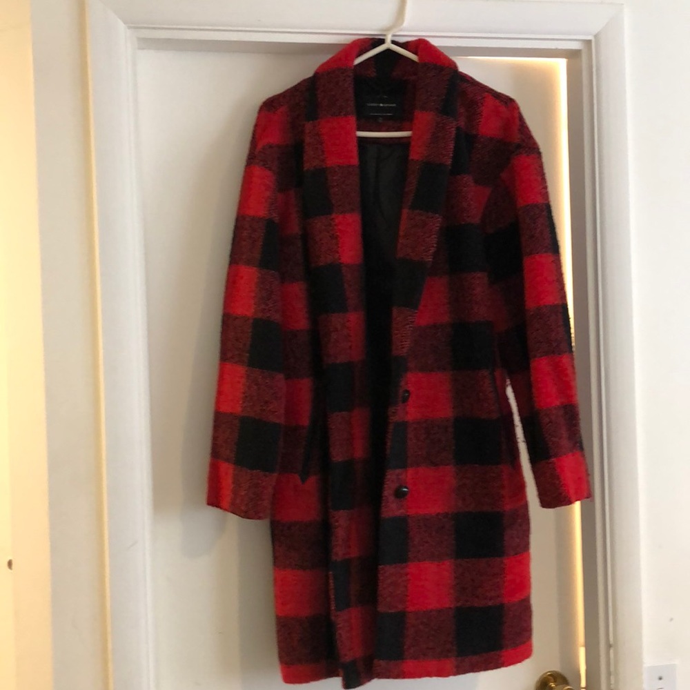 Lucky Brand Buffalo Check Coat
